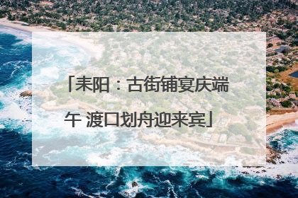 耒阳：古街铺宴庆端午 渡口划舟迎来宾