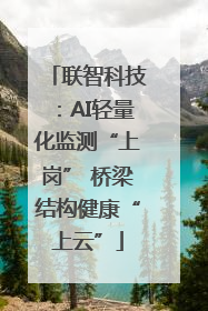 联智科技：AI轻量化监测“上岗” 桥梁结构健康“上云”