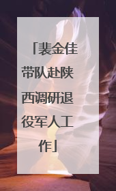 裴金佳带队赴陕西调研退役军人工作