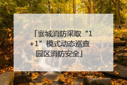 襄城消防采取“1+1”模式动态巡查园区消防安全