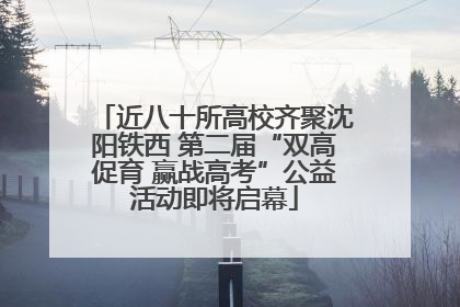 近八十所高校齐聚沈阳铁西 第二届“双高促育 赢战高考”公益活动即将启幕
