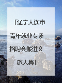 辽宁大连市青年就业专场招聘会搬进文旅大集