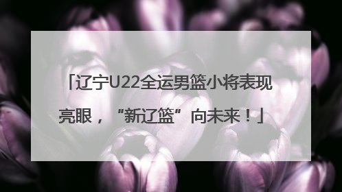 辽宁U22全运男篮小将表现亮眼，“新辽篮”向未来！