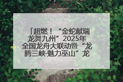 超燃！“金蛇献瑞 龙舞九州”2025年全国龙舟大联动暨“龙腾三峡·魅力巫山”龙舟邀请赛圆满落幕！