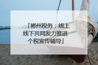 郴州税务：线上线下共同发力推进个税宣传辅导