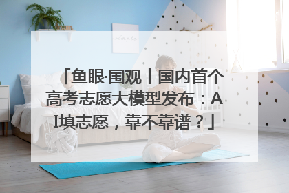 鱼眼·围观丨国内首个高考志愿大模型发布：AI填志愿，靠不靠谱？