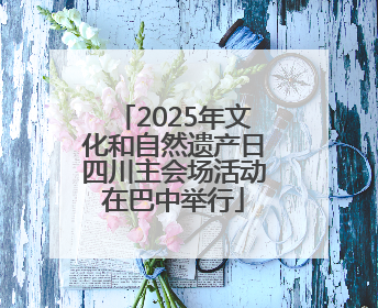 2025年文化和自然遗产日四川主会场活动在巴中举行