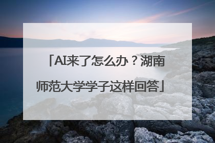AI来了怎么办？湖南师范大学学子这样回答